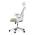 AUTRONIC KA-K2031 BGE Kancelářská židle, béžová síťovina, bílý plast, kolečka na tvrdé podlahy, 2D p