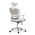 AUTRONIC KA-K2031 BGE Kancelářská židle, béžová síťovina, bílý plast, kolečka na tvrdé podlahy, 2D p