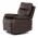 AUTRONIC TV-4092 BR3 TV a relaxační křeslo s manuálním ovládáním, potah hnědá látka v dekoru vintage