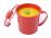 SISTEMA MICROWAVE SOUP MUG MEDIUM 656ML, CERVENA