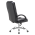 KONDELA Kancelárske kreslo, čierna ekokoža, MADOX NEW