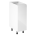 KONDELA Spodná skrinka, biela/biela extra vysoký lesk, pravá, AURORA D30