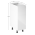 KONDELA Spodná skrinka, biela/biela extra vysoký lesk, pravá, AURORA D30