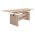 KONDELA Jedálenský/konferenčný rozkladací stôl, dub sonoma, 120/160x70 cm, LAVKO NEW