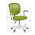 KONDELA Otočná stolička, zelená/biela, TRIXI TYP 2