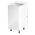 KONDELA Spodná skrinka, biela/biela extra vysoký lesk, ľavá, AURORA D40