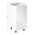 KONDELA Spodná skrinka, biela/biela extra vysoký lesk, pravá, AURORA D40S1
