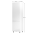 KONDELA Potravinová skrinka, biela/biela extra vysoký lesk, ľavá, AURORA D60R