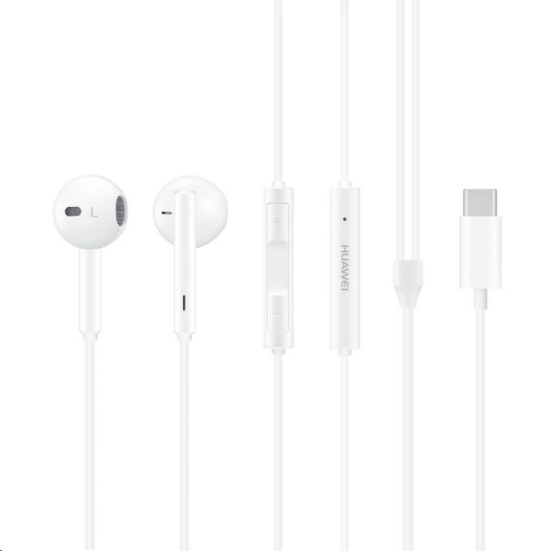 HUAWEI CM33 TYPE-C STEREO HEADSET, BIELY