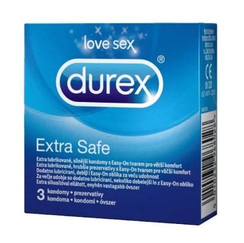 DUREX EXTRA SAFE 3 KS KONDOMY posledný kus