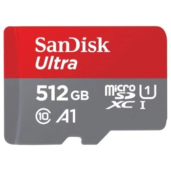 SANDISK 215424 ULTRA MICROSDXC 512GB + SD ADAPTER 150MN/S A1 CLASS 10 UHS-I posledný kus