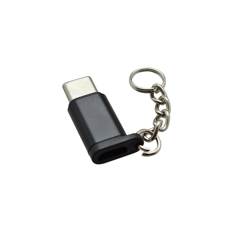 MOBILNET DAD-0081-UNI-TYPEC REDUKCIA Z MICRO USB NA USB-C CIERNA