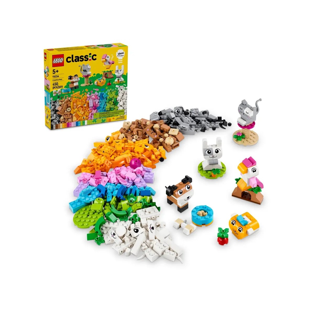 LEGO CLASSIC TVORIVE DOMACE ZVIERATKA /11034/ posledný kus