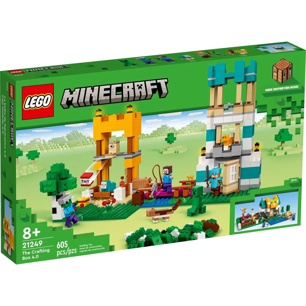 LEGO MINECRAFT KREATIVNY BOX 4.0 /21249/ posledný kus