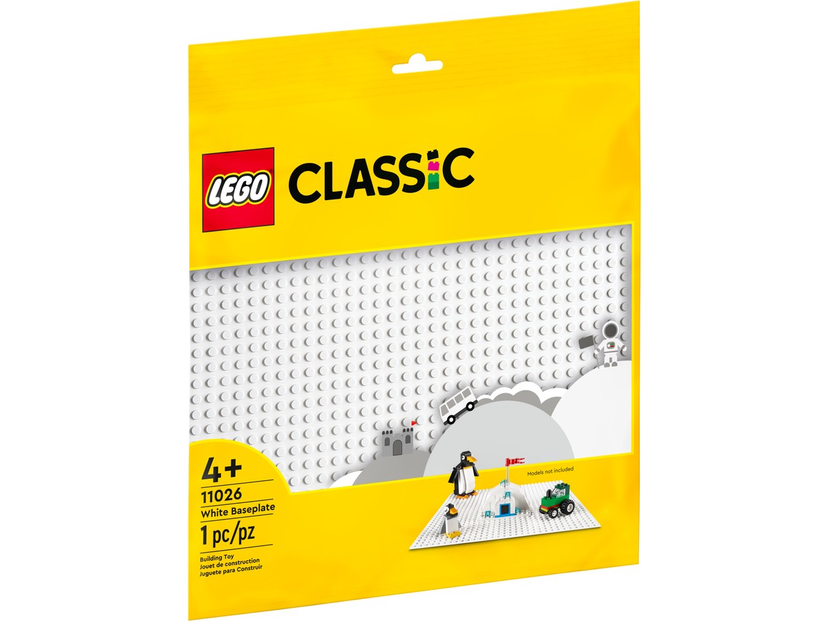 LEGO CLASSIC BIELA PODLOZKA NA STAVANIE /11026/