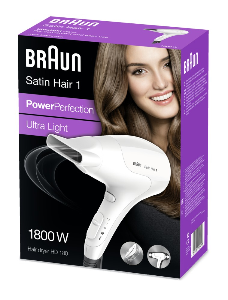 BRAUN SATIN HAIR 1 HD 180