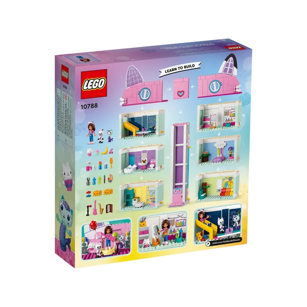 LEGO GABBYS DOLLHOUSE GABININ KUZELNY DOMCEK /10788/ posledný kus