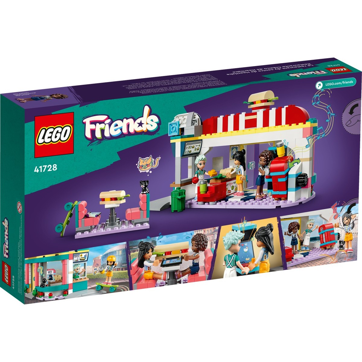 LEGO FRIENDS BISTRO V CENTRE MESTECKA HEARTLAKE /41728/ posledný kus