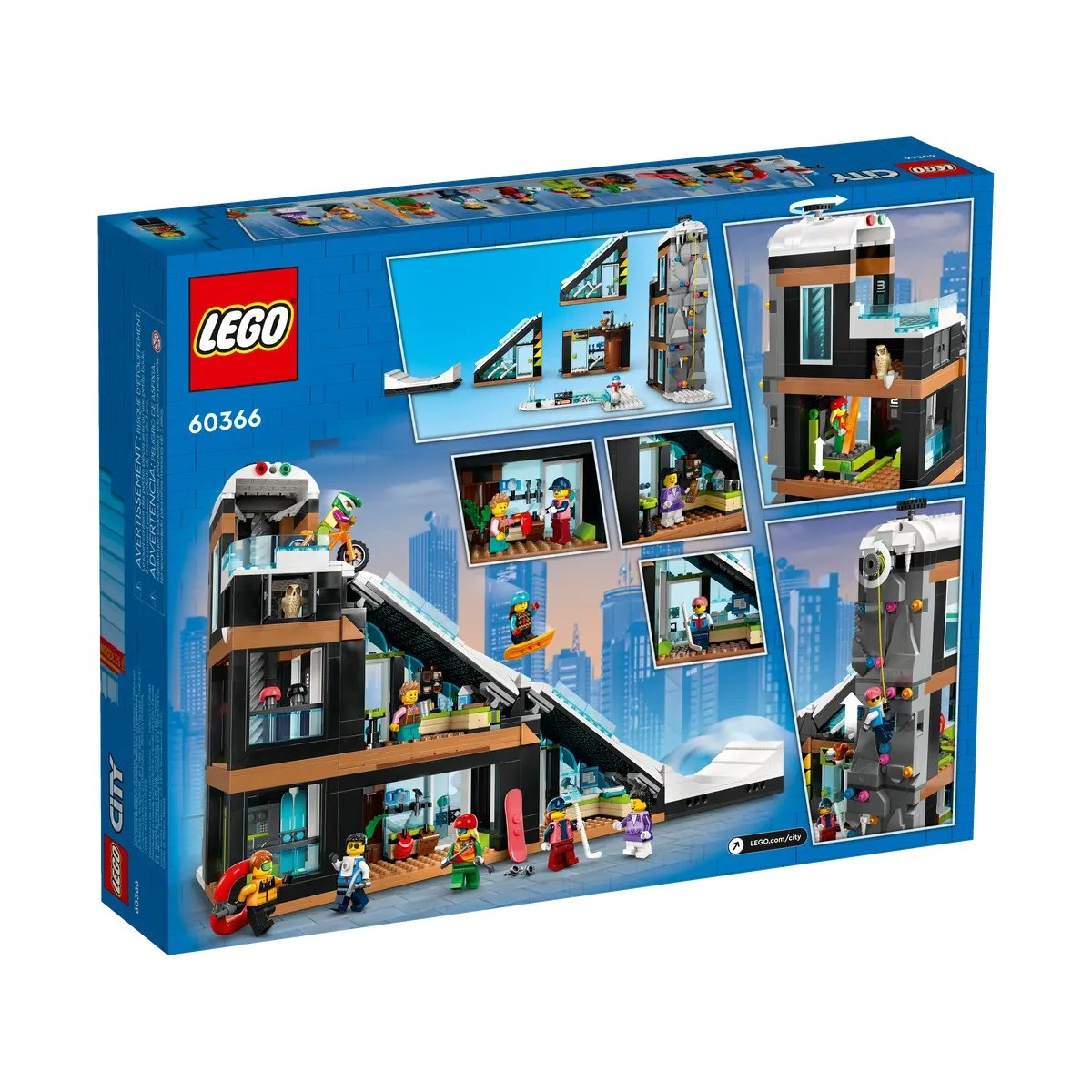 LEGO CITY LYZIARSKE A LEZECKE STREDISKO /60366/