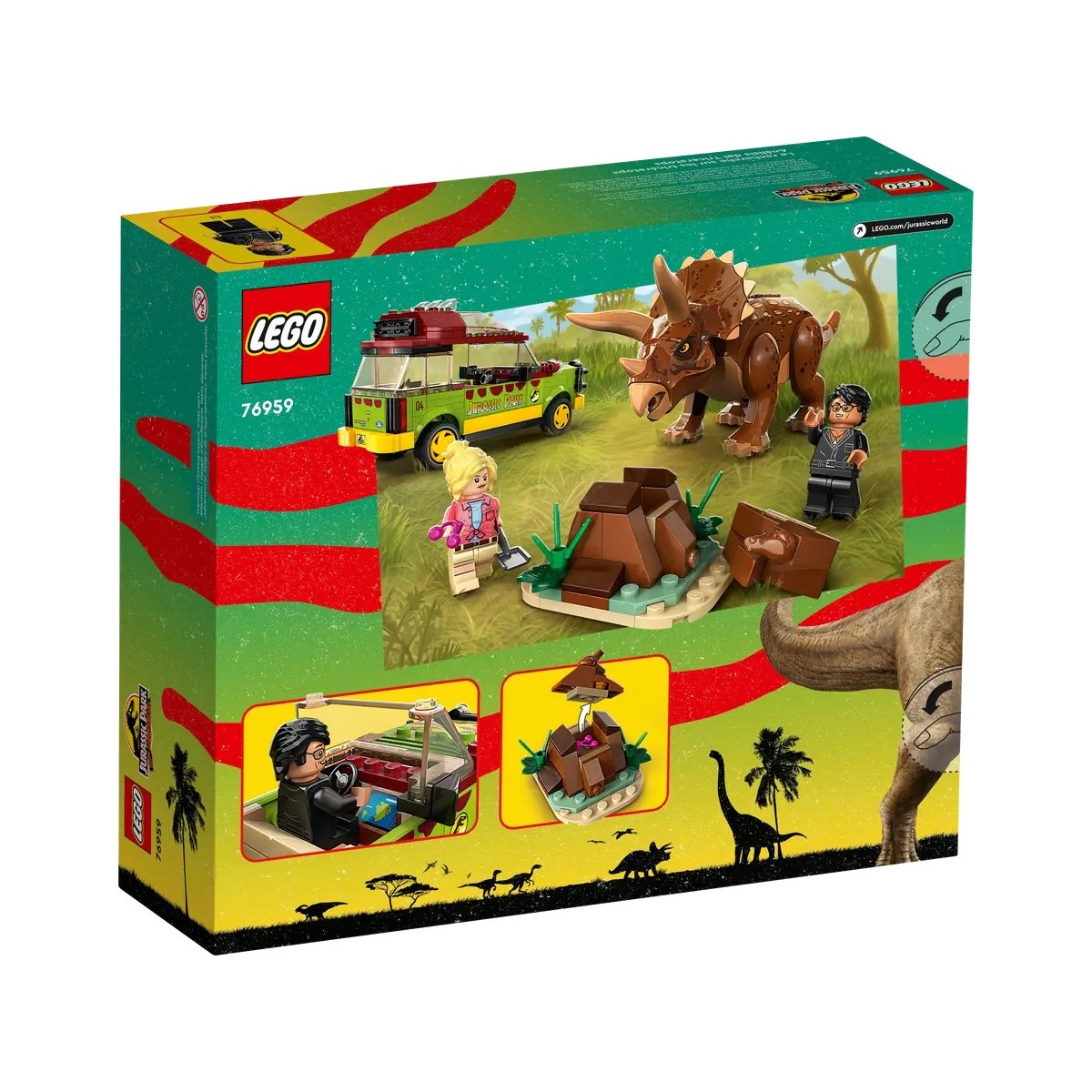 LEGO JURASSIC WORLD VYSKUM TRICERATOPSA /76959/