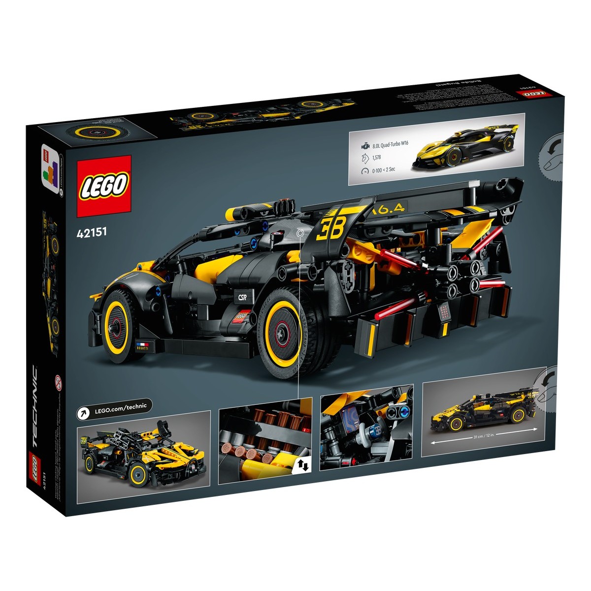 LEGO TECHNIC BUGATTI BOLIDE /42151/