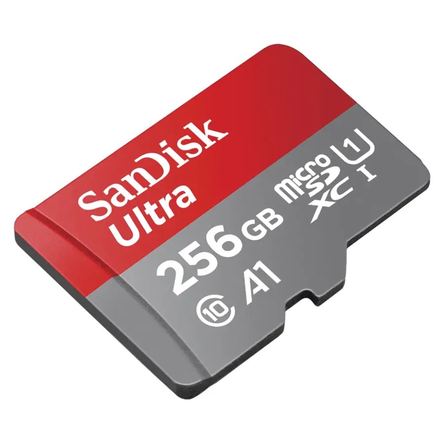 SANDISK ULTRA MICROSDXC 256 GB + SD ADAPTER 150 MB/S A1 CLASS 10
