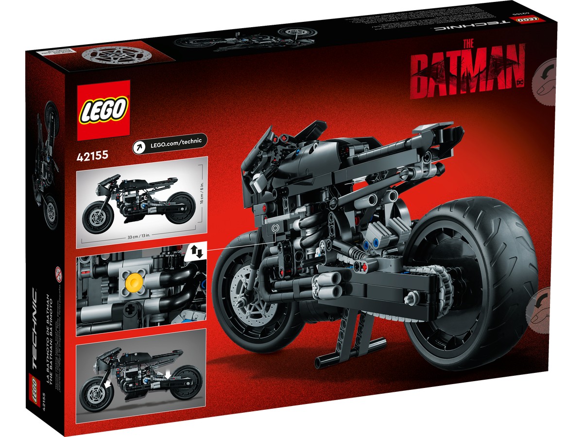 LEGO TECHNIC THE BATMAN - BATCYCLE /42155/