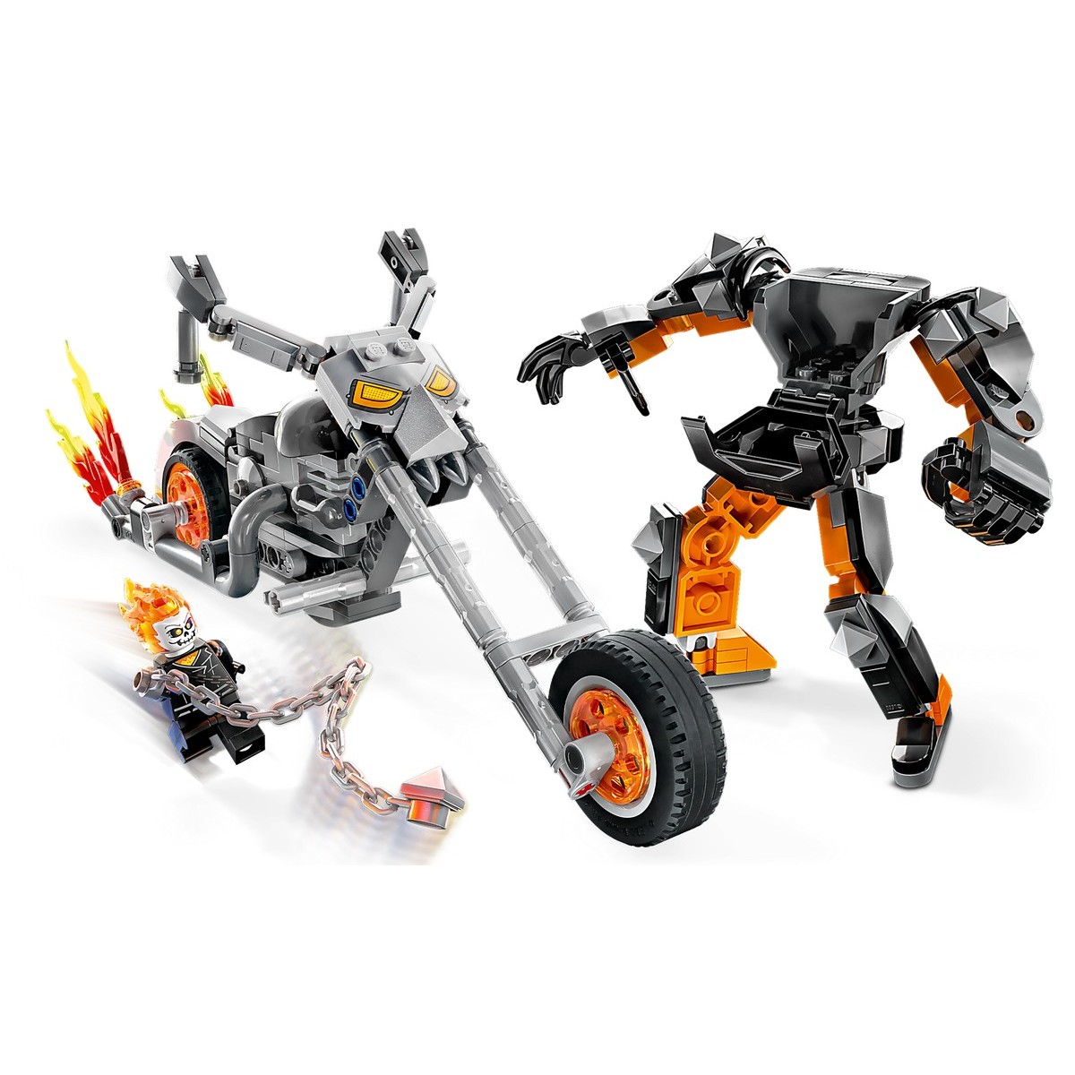 LEGO MARVEL ROBOTICKY OBLEK A MOTORKA GHOST RIDERA /76245/ posledný kus