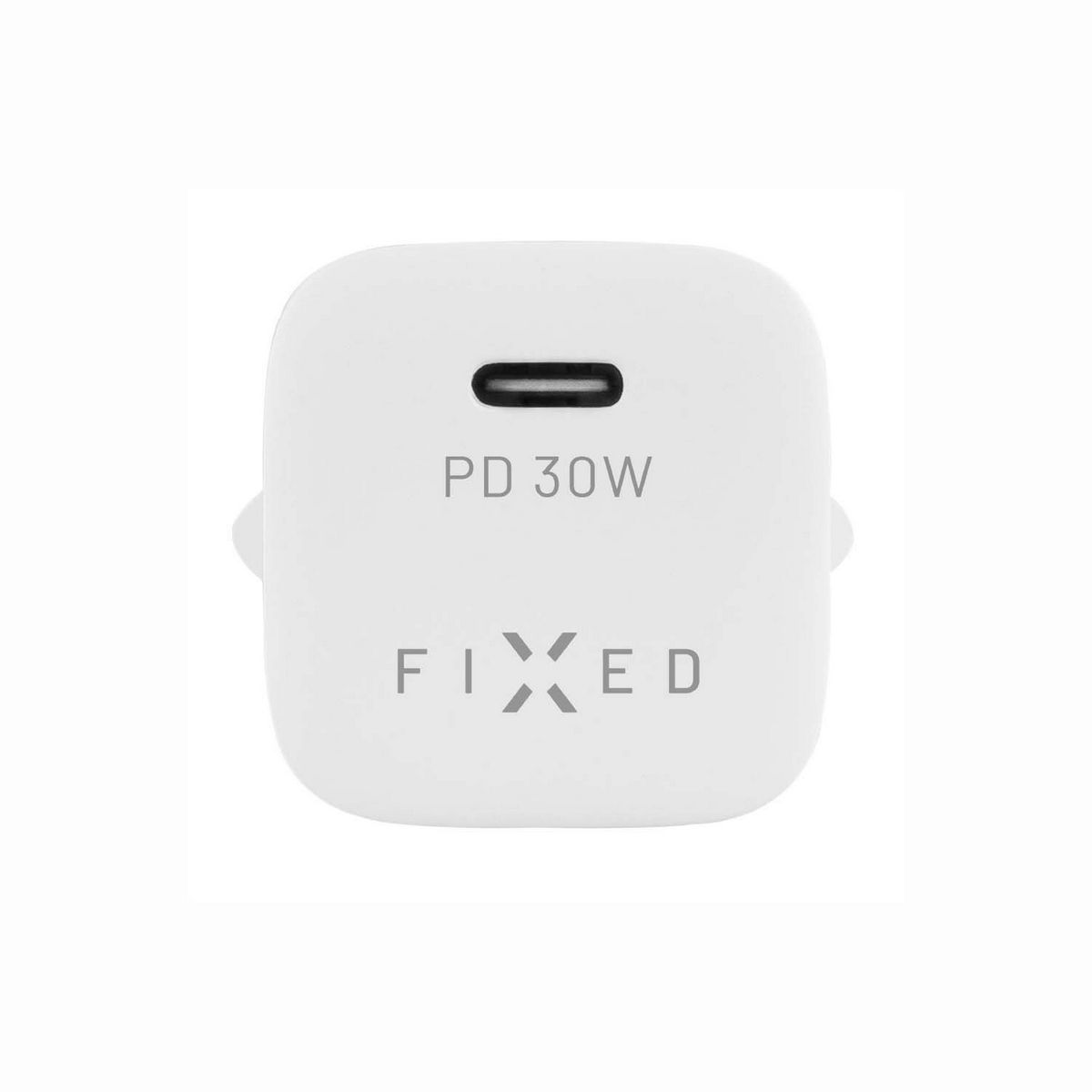 FIXED FIXC30M-C-WH SIETOVA NABIJACKA MINI S USB-C VYSTUPOM A PODPOROU PD, 30W, BIELA posledný kus