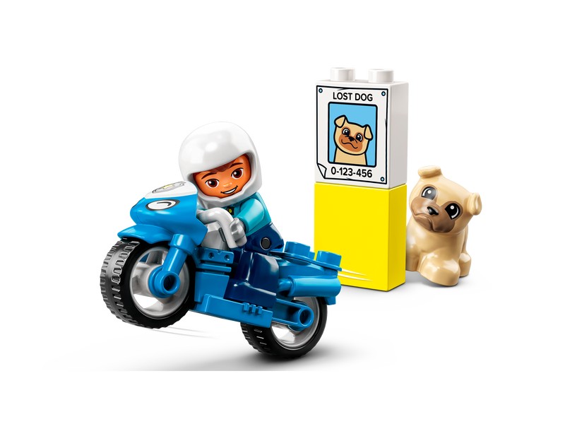 LEGO DUPLO POLICAJNA MOTORKA /10967/
