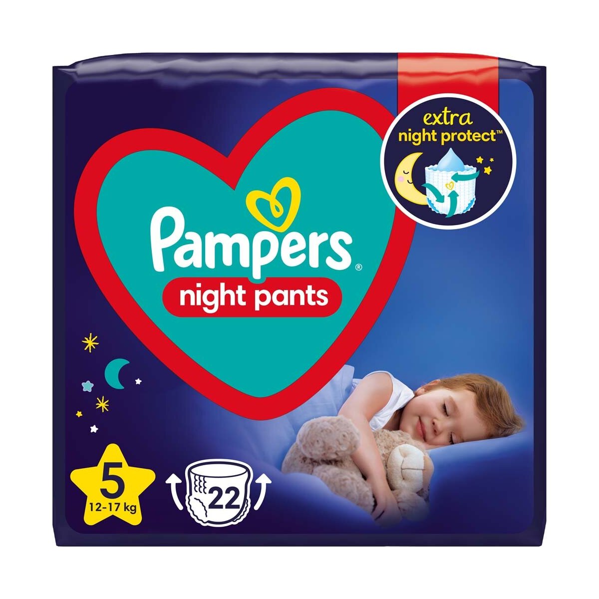 PAMPERS NIGHT PANTS S5 22KS 12-17KG