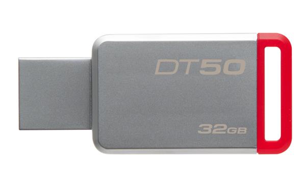 KINGSTON 32GB USB 3.0 DATATRAVELER 50 (METAL/RED) DT50/32GB