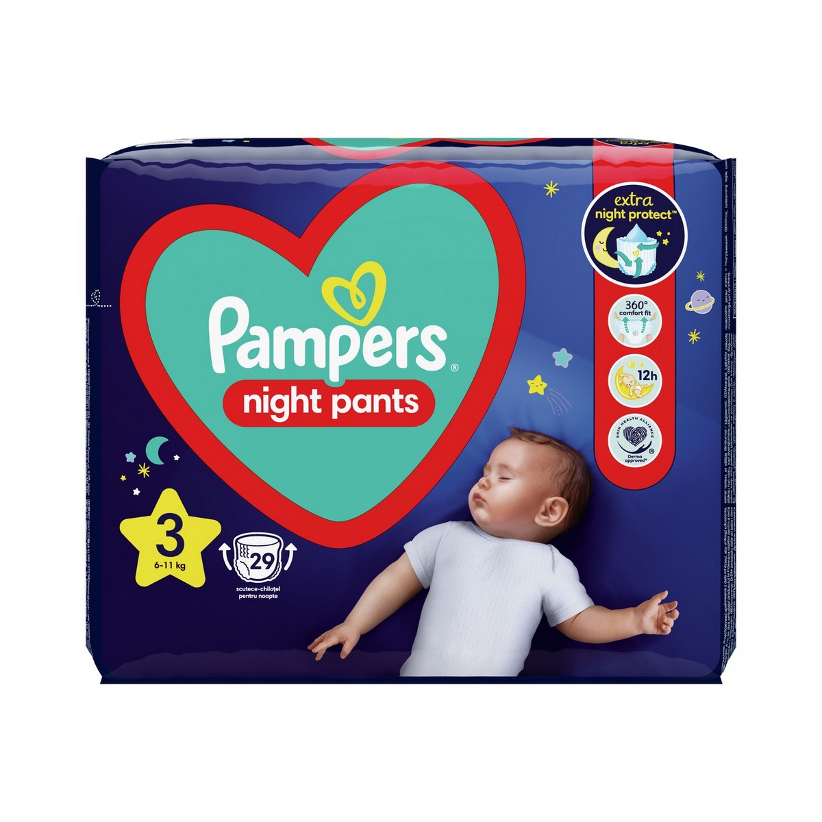 PAMPERS NIGHT PANTS S3 29KS 6-11KG