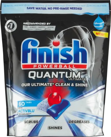 FINISH QUANTUM ULTIMATE CLEAN AND SHINE 60KS