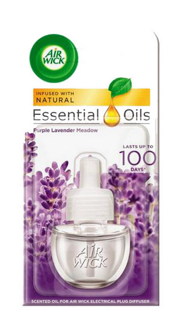 AIR WICK ELECTRIC SYSTEM REFILL 19 ML PURPLE LAVENDER MEADOW