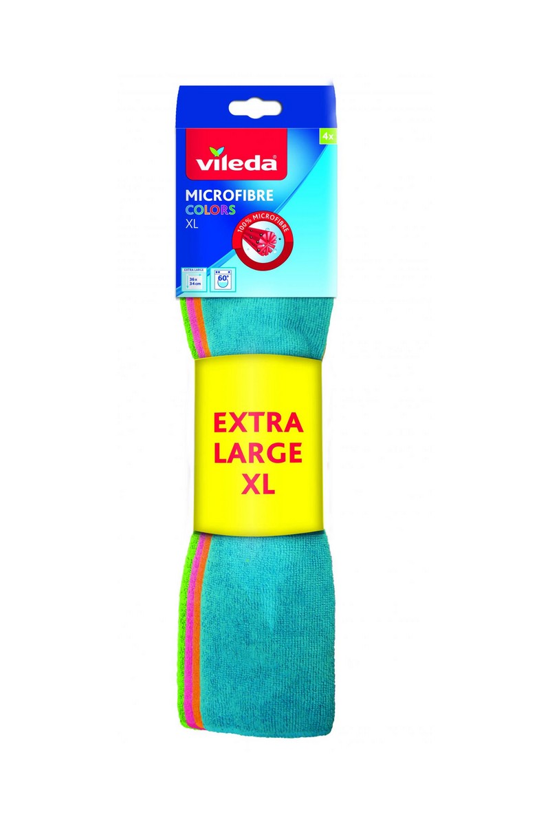VILEDA COLORS MIKROHANDRA XL 4KS