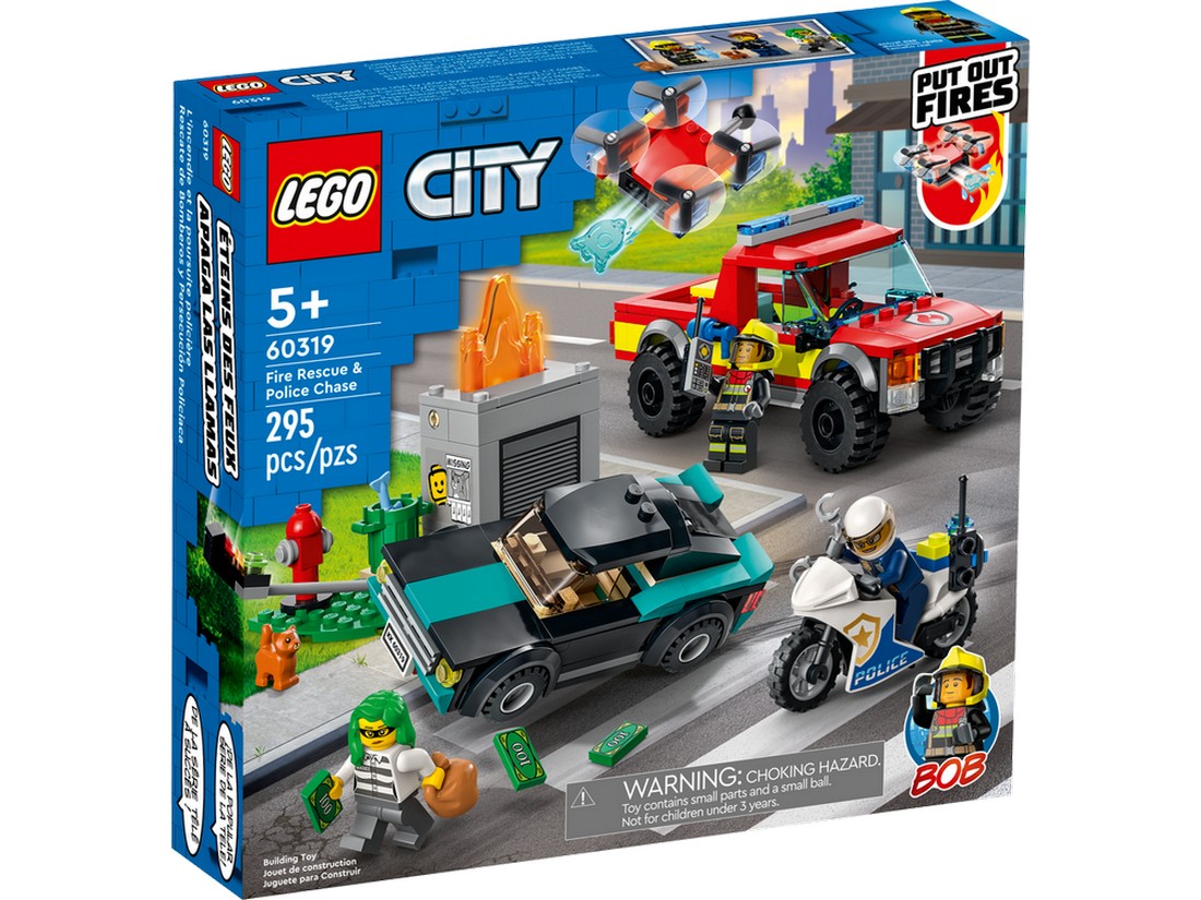 LEGO CITY HASICI A POLICAJNA NAHANACKA /60319/ posledný kus