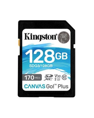KINGSTON 128GB SDXC U3 V30 170/90 MB/S SDG3/128GB