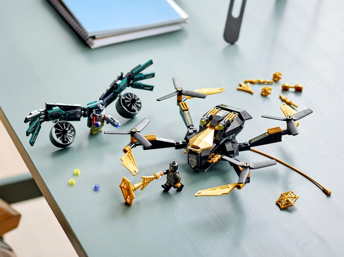 LEGO MARVEL STUDIO SPIDER-MAN A DUEL S DRONOM /76195/
