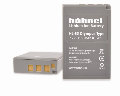 HAHNEL HL-S5/S50-OLYMPUS BLS-5/BLS-50 1150MAH,7.2V,8.3WH