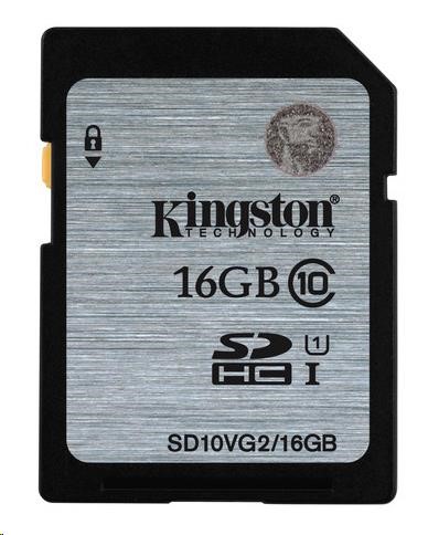 KINGSTON SDHC 16GB CLASS10 45MB/S SD10VG2/16GB
