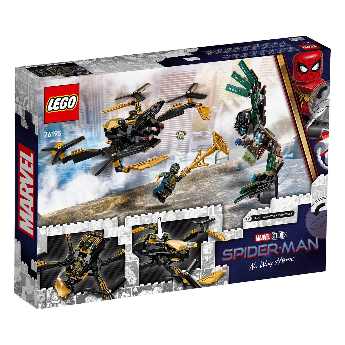 LEGO MARVEL STUDIO SPIDER-MAN A DUEL S DRONOM /76195/