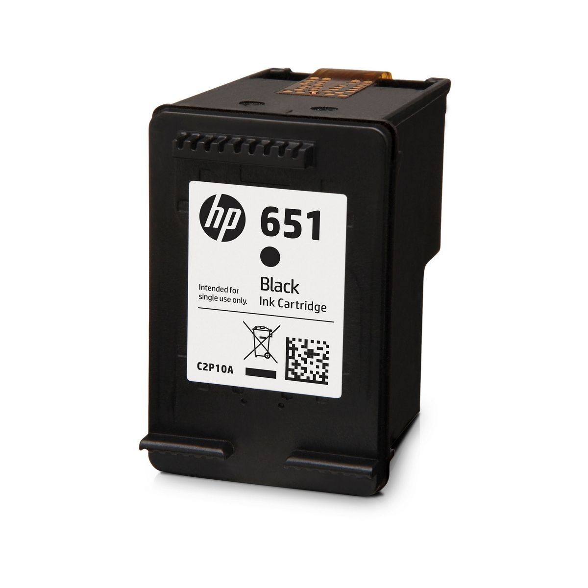 HP 651 ORIGINAL ATRAMENT C2P10AE, BLACK, 600 STRAN