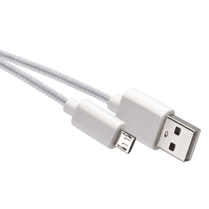 EMOS SM7006W TEXT. KABEL USB 2.0 A/M - MICRO B/M 1M BIELY posledný kus