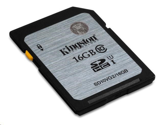 KINGSTON SDHC 16GB CLASS10 45MB/S SD10VG2/16GB