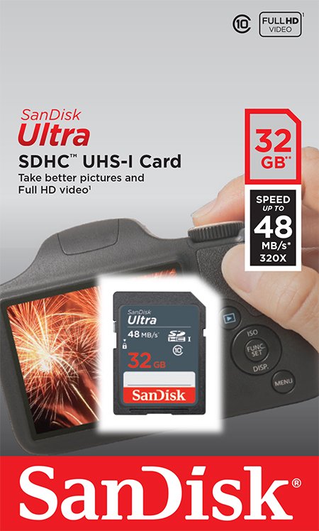HAMA 139781 SANDISK ULTRA SDHC 32 GB 48 MB/S CLASS 10 UHS-I