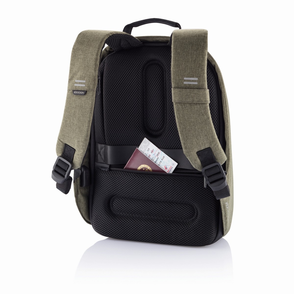 XD DESIGN BOBBY HERO SMALL ANTI-THEFT BACKPACK GREEN P705.707
