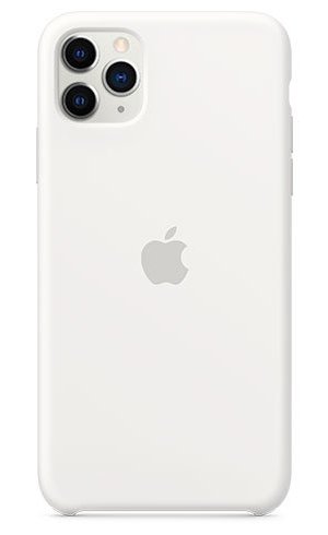 APPLE IPHONE 11 PRO MAX SILICONE CASE - WHITE, MWYX2ZM/A