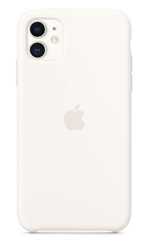 APPLE IPHONE 11 SILICONE CASE - WHITE, MWVX2ZM/A