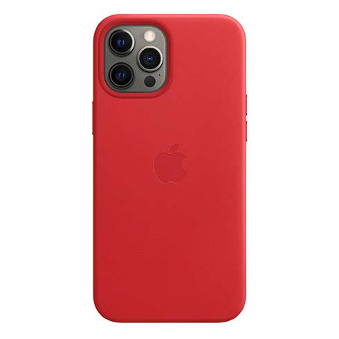 APPLE IPHONE 12 PRO MAX LEATHER CASE WITH MAGSAFE PRODUCT RED, MHKJ3ZM/A